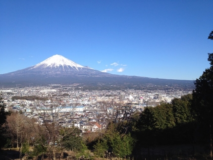 白尾山から富士山