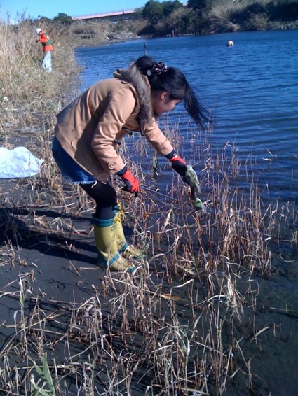 2011年12月4日（日）「干潟清掃で渡り鳥サポーターになろう！」祝★初参加者あらわれる!!⑪