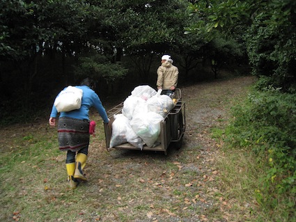 2012年11月３日干潟清掃で「渡り鳥サポーターになろう！」⑮