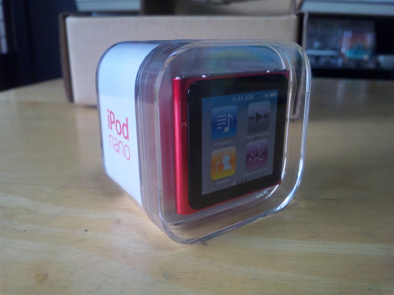 新型iPod nano（第6世代）届いた【レビュー・動画あり】※9/17追記 - 千葉ｻﾝのUltimateなブログ
