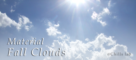 空 画像素材 フリー 素材 無料 雲 fall clouds01