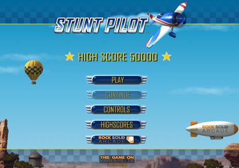 【乗り物】セツナ機を操作しリング抜けゲームStunt pilot