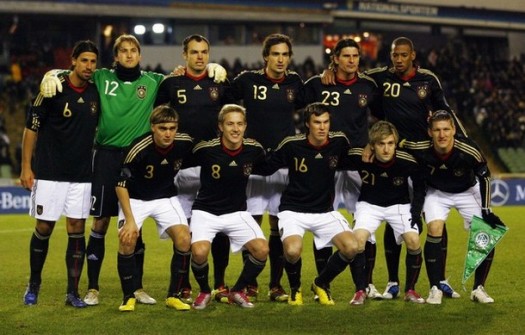 ドイツ代表集合写真vsスウェーデン国際親善試合