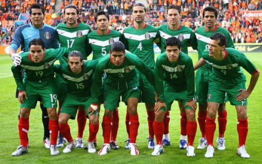 メキシコ代表集合写真vsオランダ国際親善試合