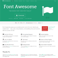 アイコン型Webフォント「Font Awesome」