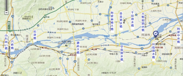 吉野川中流域map