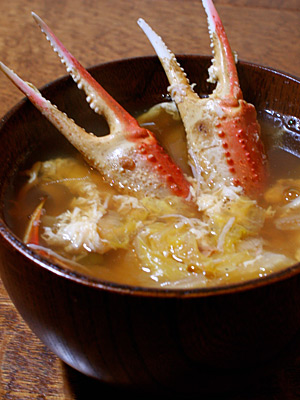 kani Misosiru　蟹の味噌汁
