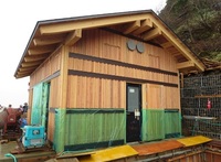 西日本最高峰の石鎚山の山頂付近で、県が整備した環境配慮型トイレ