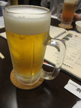 0生ビール
