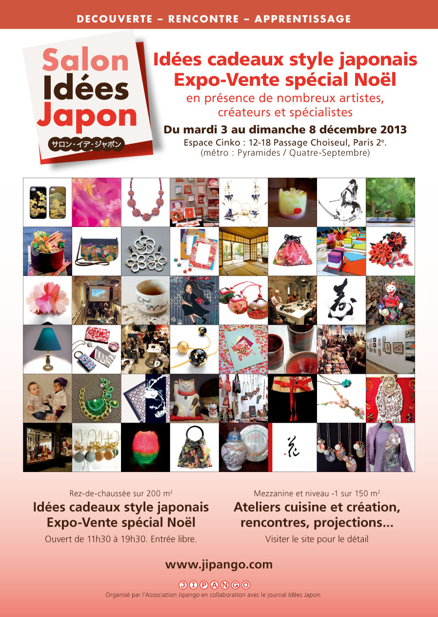 Flyer1 Salon Idees Japon Expo-Vente Du 3 au 8 decembre