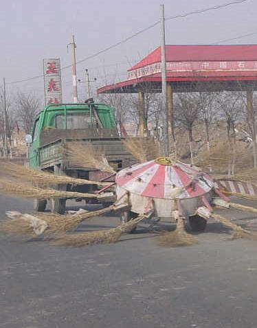 中国の道路清掃車