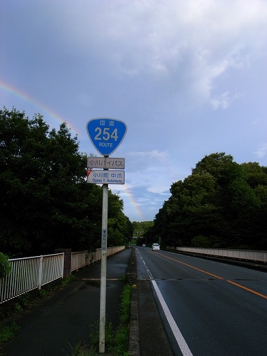 雨上がりの虹 011