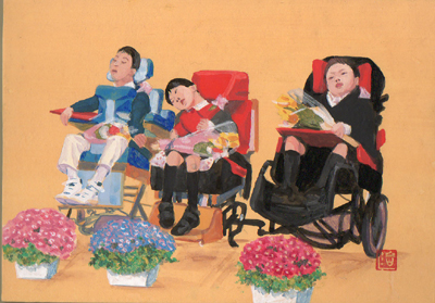 4人の作家による日本画と陶芸展（12/11～17） | s p a c e n a n a