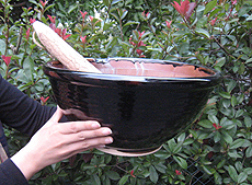 小石原焼のすり鉢2