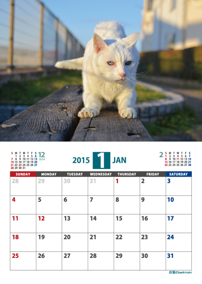 201501カレンダー