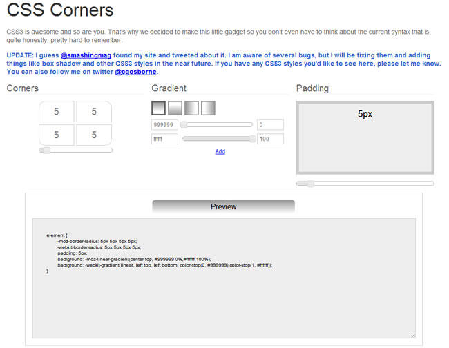 CSS Corners