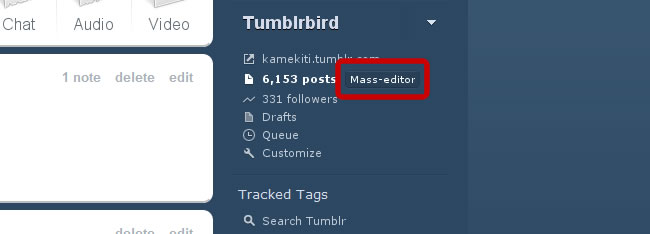 Tumbler Mega-Editor