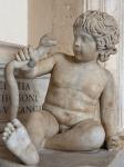 ローマカピトリーノ美術館にあるヘーラクレースと二匹の蛇の像