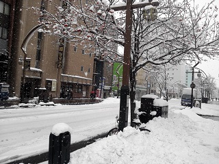 札幌の雪景色